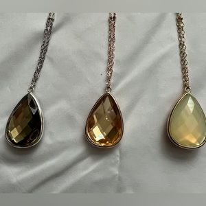 Set of 3 reversible necklaces